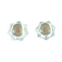 Danco 80672 Handle Index Button, 1-5/8 in OD, Acrylic, For: Delta, Deluxe Handle