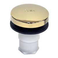 Danco 80827 Tub Drain Stopper, Tip Toe, Steel, Polished Brass, For: Sterling Tub Models