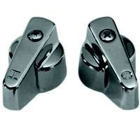 Danco 80838 Faucet Handle, Zinc, Chrome Plated, For: Universal Two Handle Faucets