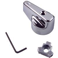 Danco 80839 Diverter Handle, Zinc, Chrome Plated, For: Single Handle Tub and Shower Faucets