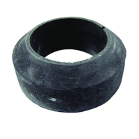 Danco 80864 Tank-To-Bowl Spud Gasket, 2-1/16 in ID x 3-1/8 in OD Dia, Rubber, Black