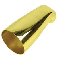 Danco 80875 Tub Spout, 5 in L, Metal, Polished Brass, For: 1/2 in or 3/4 in IPS Connections