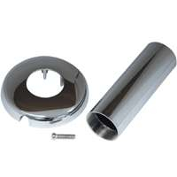 Danco 80889 Flange and Sleeve, 2-3/4 in Dia, Stainless Steel, For: Briggs and Gerber Tub/Shower