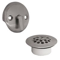 Danco 80977 Tub Drain Trim Kit, Brass, Chrome, For: Most Faucet Brands