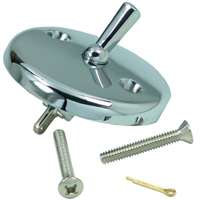 Danco 80991 Overflow Plate, Metal, Chrome