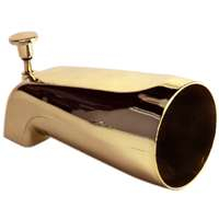 Danco 88054 Tub Spout, 1/2 in Connection, Polished Brass