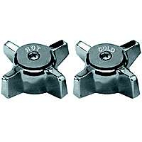 Danco 88092 Faucet Handle, Zinc, Chrome Plated, For: Sterling/Rockwell Two Handle Tub/Shower Faucets