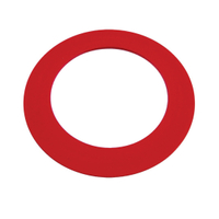 Danco 88096 Flush Valve Seal, 2-1/8 in ID x 3-1/8 in OD Dia, Rubber