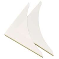 Danco 88108 Shower Guard, 7 in H, Plastic, White