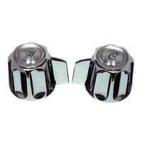 Danco 88166 Faucet Handle, Zinc, Chrome Plated, For: American Brass Faucet