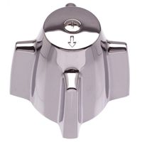Danco 88265 Diverter Handle, Zinc, Chrome Plated, For: Central Brass Two Handle Tub/Shower Faucets