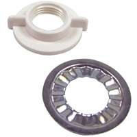 Danco 88652 Faucet Nut and Washer, Durable, Polyethylene, White