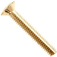 BRASS OVERFLOW PLATE SCREWS 2/PK