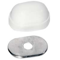 Danco 88970 Oval Closet Bolt Caps In White White