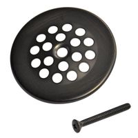 Danco 89471 Bath Grid Strainer, Plastic/Stainless Steel, Oil-Rubbed Bronze