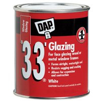 Dap 12120 33 Glazing Compound, 1/2-Pint, White