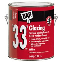 Dap 12019 Number-33 Glazing Compound, Gallon, White