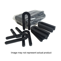 1/4" BLACK ROUND U SHIM (50/PK)