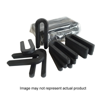 3/8" BLACK ROUND U SHIM (30/PK)