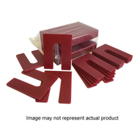 1/8" RED SQUARE U SHIM (50/PK)