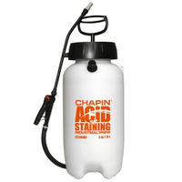 CHAPIN 22240XP Industrial Acid Staining Sprayer, 2 gal Tank, Poly Tank, 42 in L Hose