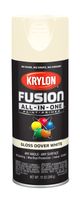 Krylon K02706007 Acrylic Spray Paint, Gloss, Dover White, 12 oz, Can