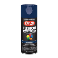 Krylon K02714007 Acrylic Spray Paint, Gloss, Navy, 12 oz, Can