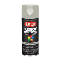 Krylon K02721007 Acrylic Spray Paint, Gloss, River Rock, 12 oz, Can