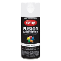 Krylon K02727007 Acrylic Spray Paint, Gloss, White, 12 oz, Can