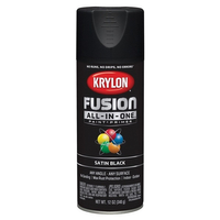 SPRAY PAINT FUSION SAT BLACK