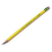 Dixon Ticonderoga Wood-Cased #3 H Pencils, Box of 12, Yellow (13883)