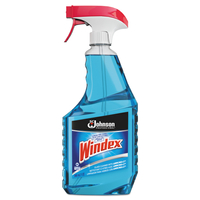 Windex SJN695155 Glass Cleaner, 32 oz Trigger Bottle, Liquid, Blue
