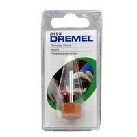 DREMEL 8193 Grinding Stone, 5/8 in Dia, 1/8 in Arbor/Shank, Aluminum Oxide Abrasive