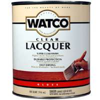 Rust-Oleum 63041 Watco Lacquer Finish, Quart, Clear Gloss