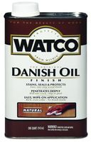 WATCO A65741 Danish Oil, Natural, Liquid, 1 qt, Can