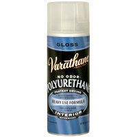 Rust-Oleum Varathane 200081 Interior Crystal Clear Polyurethane Water-Based Spray, Gloss Finish