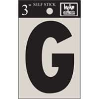 "G" #6201 3" BLACK LETTER