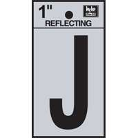 "J" #3501 1" REFLECTIVE LETTER