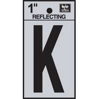 "K" #3501 1" REFLECTIVE LETTER