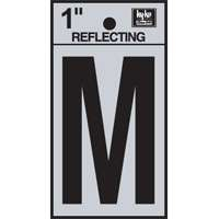 "M" #3501 1" REFLECTIVE LETTER