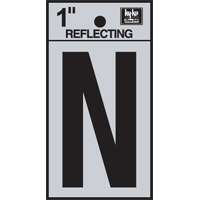 "N" #3501 1" REFLECTIVE LETTER