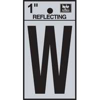 "W" #3501 1" REFLECTIVE LETTER