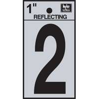"2" #3501 1" REFLECTIVE NUMBER