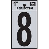 "8" #3501 1" REFLECTIVE NUMBER