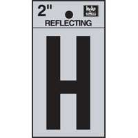 "H" #3502 2" REFLECTIVE LETTER