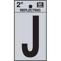 "J" #3502 2" REFLECTIVE LETTER