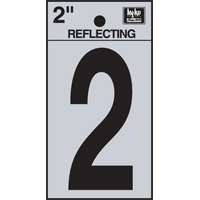 "2" #3502 2" REFLECTIVE NUMBER