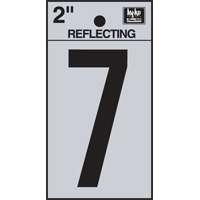 "7" #3502 2" REFLECTIVE NUMBER