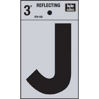 "J" #3503 3" REFLECTIVE LETTER