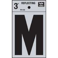 "M" #3503 3" REFLECTIVE LETTER